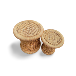 Stone The Crows Set Of Two Low Stools/Tables RRP £115