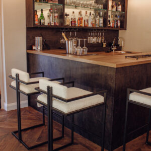 Boucle Bar Stool