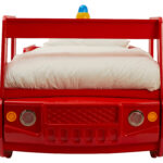 Kids Red Fire Engine Bed Front