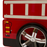 Kids Red Fire Engine Bed Zoomed In 4
