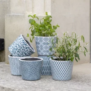 Old Style Dutch Pot Teal 6 Asst Designs