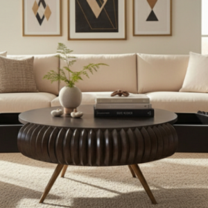 Patan Wooden 2 Drawer Coffee Table
