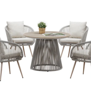 Cove Outdoor Dining Set - Natural - 4 Seater