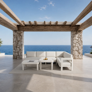 ALUXO® Sofia Outdoor Range - 8 Seater Corner Lounge Set
