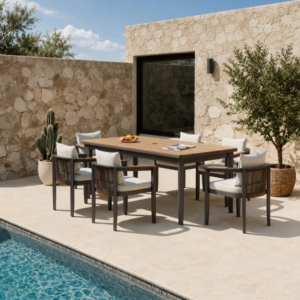 ALUXO® Hemera Outdoor Range - 6 Seater Dining Set